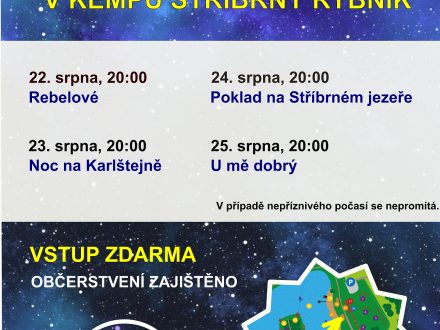 Program letního kina 22. - 25. 8.